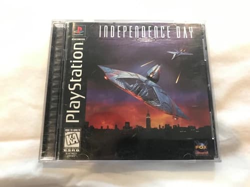 INDEPENDENCE DAY - Playstation PS1 Video Game Complete With Manual - *TESTED*