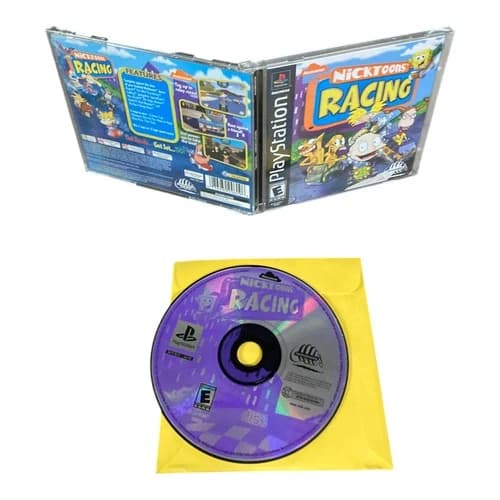 Sony PlayStation 1 PS1 CIB COMPLETE TESTED Nicktoons Racing