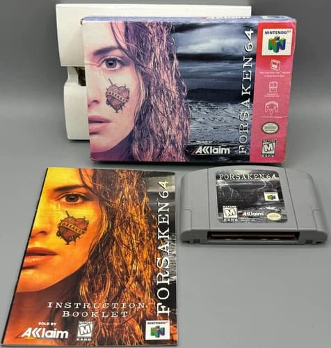 Forsaken 64 Nintendo 64 N64 CIB Complete W/ Manual Authentic Acclaim
