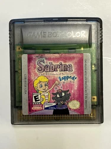 Sabrina: The Animated Series Zapped Game Boy Color 2001 Authentic Tested Working