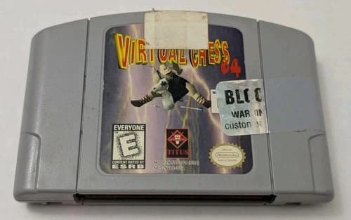 Virtual Chess 64 (Nintendo 64, 1998) N64 Cart Only Authentic