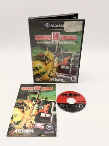 Eighteen 18 Wheeler American Pro Trucker (Nintendo GameCube, 2002) Complete