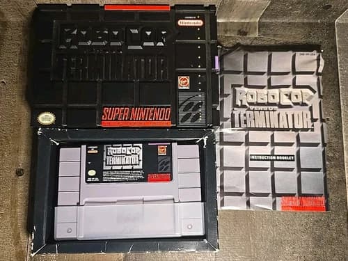 RoboCop vs. The Terminator Super Nintendo SNES CIB Complete