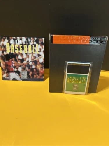 World Class Baseball (TurboGrafx-16, 1989) Complete Tested