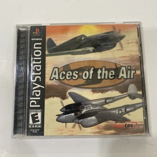 Aces of the Air - PS1 PlayStation 1 - Complete CIB Video Game