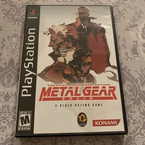 Metal Gear Solid -Sony PlayStation 1 (1999) (SLES-01507) PS1 PSOne