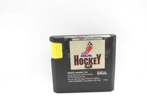 NHLPA Hockey '93 (Sega Genesis, 1992) Game Only