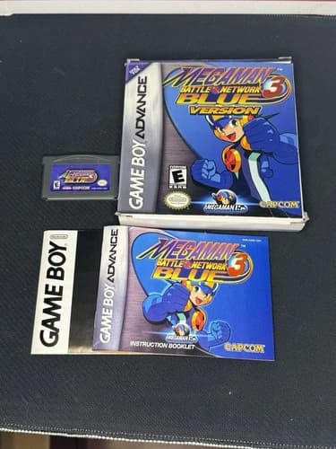 Mega Man Battle Network 3: Blue Version Game Boy Advance GBA CIB Complete