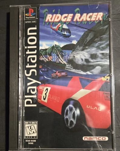 Ridge Racer PlayStation 1 Long Box Game! Sony PS1 1995 Game And Manual Included!
