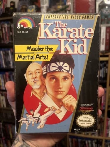 The Karate Kid (NES) Nintendo - Authentic CIB Complete Ships Fast RARE