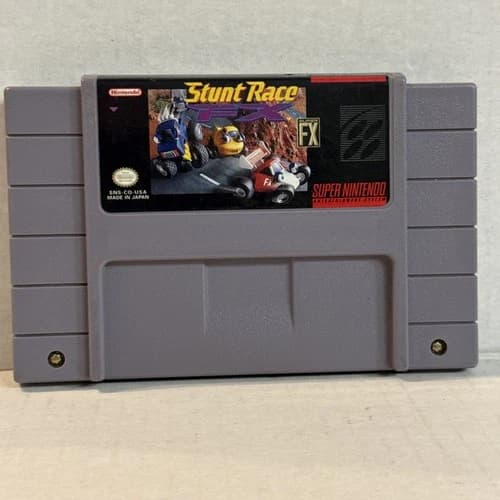 Stunt Race FX - Super Nintendo SNES - Game Only