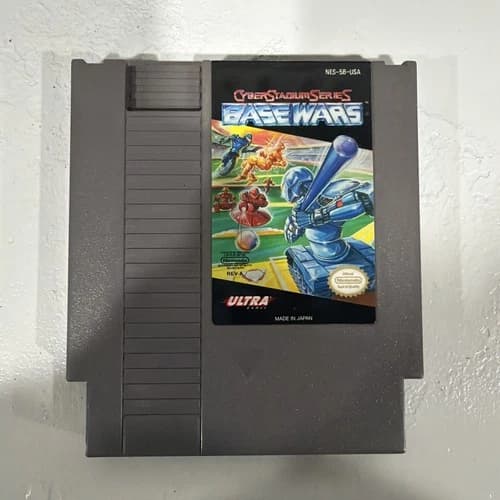 Base Wars NES 91– Cyber Stadium Series – Robots Baseball – Authentic