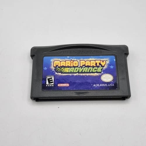 Game Boy Advance SP Mario Party Advance Authentic Game Cartridge Tested