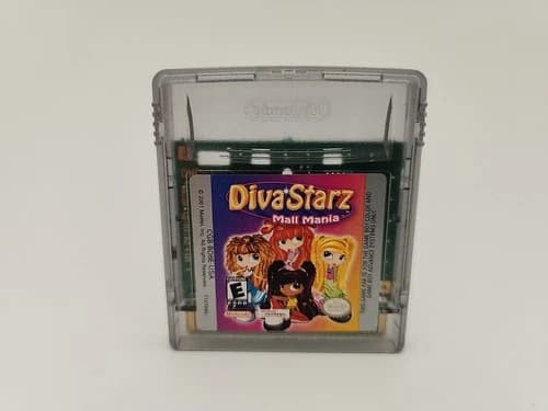 Diva Starz Mall Mania GBC Authentic, Tested - GameBoy Color