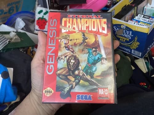 Eternal Champions - Sega Genesis - Complete in Box CIB Tested Retro Fighting