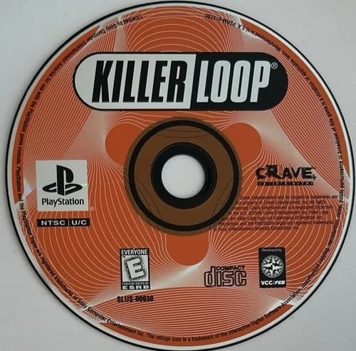 Killer Loop (Sony PlayStation 1, PS1) DISC ONLY | NO TRACKING | M424