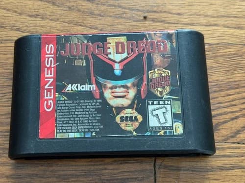 SEGA Genesis Judge Dredd Game