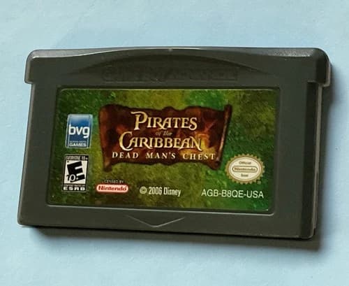 Pirates of the Caribbean Dead Mans Chest Nintendo Game Boy Advance GBA