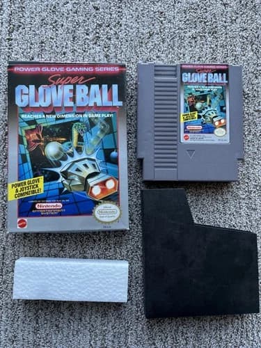Super Glove Ball (Nintendo Entertainment System, 1990) NES In Box Not Complete