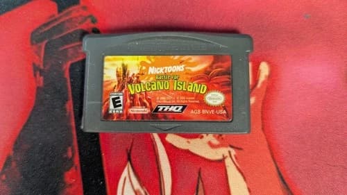 Nicktoons Battle for Volcano Island Nintendo Game Boy Advance GBA Tested