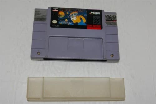 Virtual Bart (Super Nintendo, 1994) SNES Authentic PLEASE READ TESTED