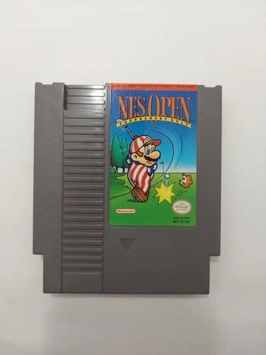 NES Open Tournament Golf (Nintendo Entertainment System, 1991) TESTED FREE SHIP