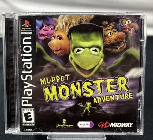 Muppet Monster Adventure (Playstation 1 PS1) CIB W/ Reg Card ~Clean Disc ~Rare