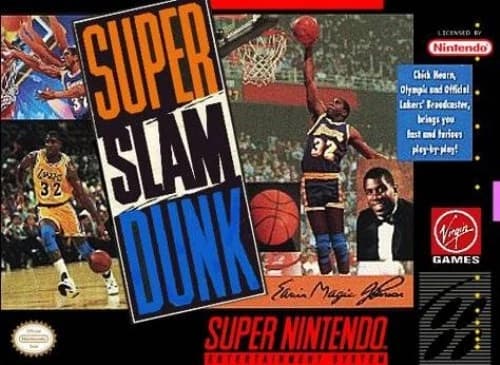 Super Slam Dunk - SNES Super Nintendo Game
