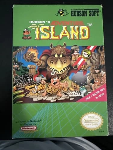 Adventure Island Nintendo NES System Complete (CIB) Tested Great Shape