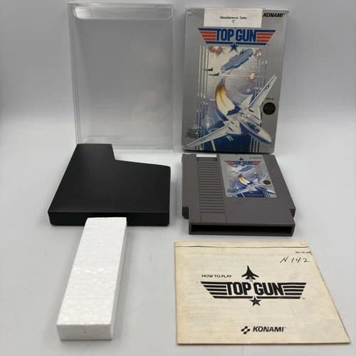 Top Gun: The Second Mission (Nintendo NES, 1989) Complete In Box CIB