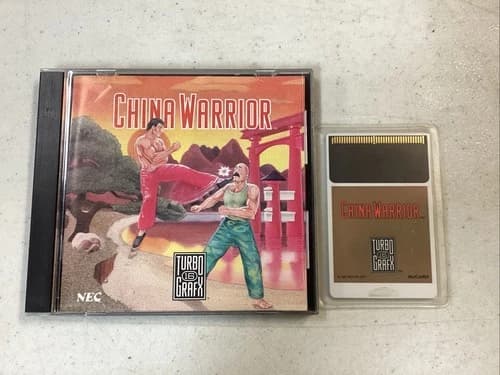 China Warrior (TurboGrafx-16, 1989) CIB Manual Tested