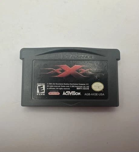 XXX GBA GameBoy Advance Cartridge ACTIVISION VGC