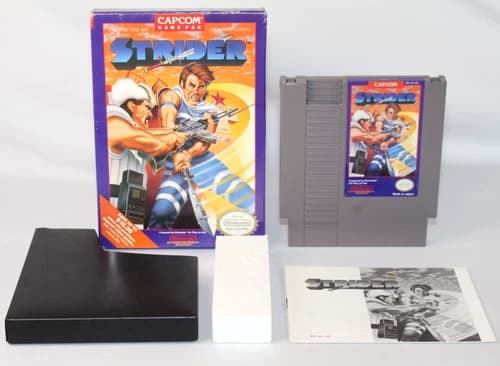 Strider NES Nintendo Complete CIB Authentic! Good Condition! Rare!