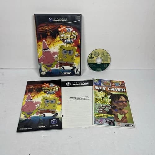 The SpongeBob SquarePants Movie Nintendo GameCube Complete CIB