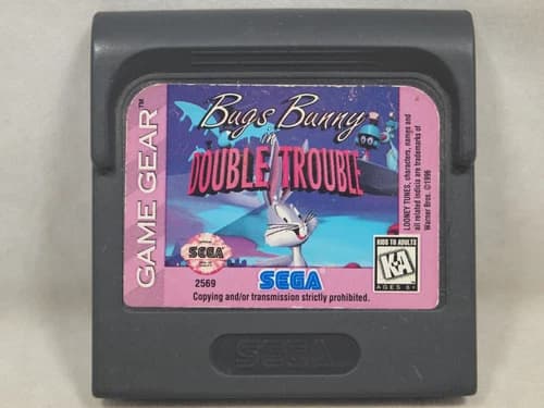 Bugs Bunny in Double Trouble (SEGA Game Gear) Authentic Cart Only