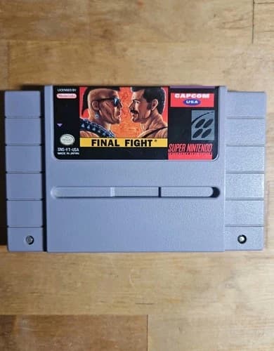 Final Fight (Super Nintendo Entertainment System, 1991) CARTRIDGE Tested
