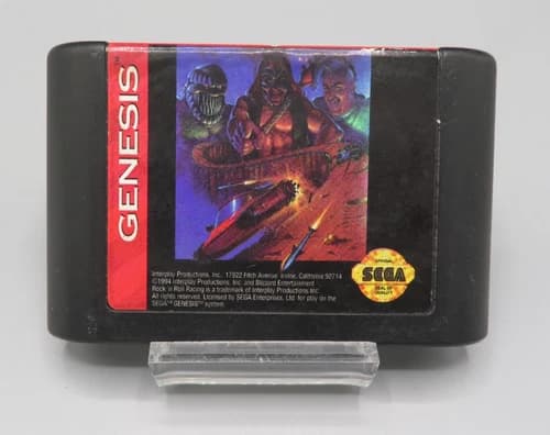 Rock n Roll Racing Sega Genesis 1994 Cartridge TESTED & WORKING
