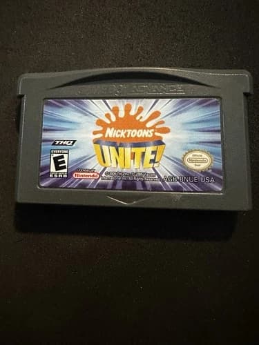 Nicktoons Unite Nintendo Game Boy Advance Authentic GBA 2005 Fast Free Shipping