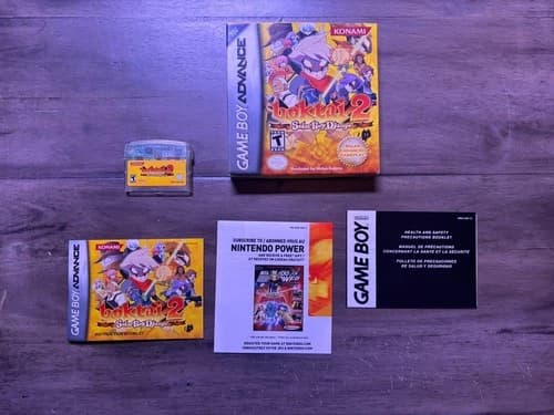 Konami Boktai 2: Solar Boy Django Game Boy Advance w/ Box, Manual, Inserts