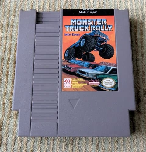 Monster Truck Rally Nintendo NES Cartridge Only Tested Working