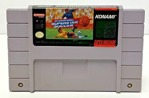 International Superstar Soccer Deluxe - Super Nintendo - Authentic | Tested #002