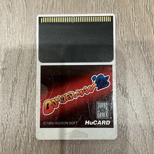 Bomberman '93 Turbo Grafx 16 RARE GAME huCARD only Authentic Tested Works