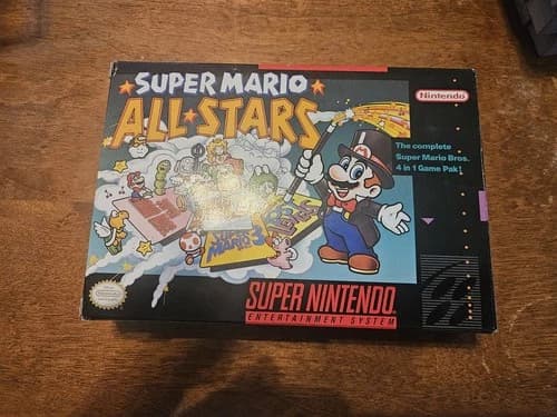 Super Mario All-Stars Super Nintendo SNES CIB Complete