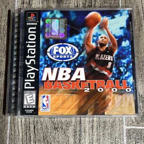 NBA Basketball 2000 (Sony Playstation 1, 1999) PS1 Complete w/manual, Fox Sports
