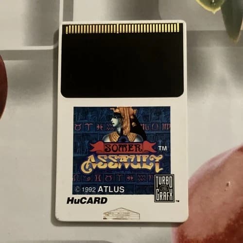 Somer Assault TurboGrafx-16 HuCARD 1992 Classic Action Platformer by Atlus