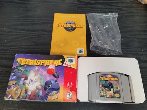 Tetrisphere N64 Complete In Box CIB Great Shape Nintendo 64