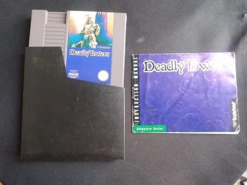 Deadly Towers for Nintendo NES Authentic Fast Free Shipping