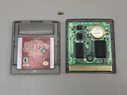 Legend of Zelda: Oracle of Seasons (Game Boy Color, 2001) Authentic-New Battery!