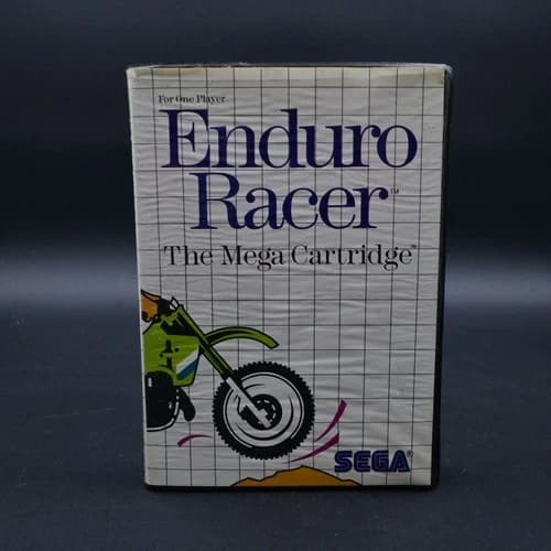 Sega Enduro Racer The Mega Cartridge For One Player Video Game