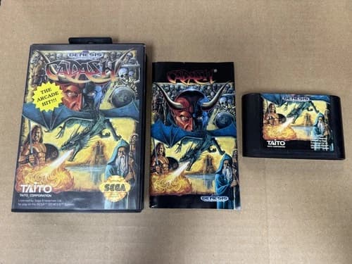 Cadash Sega Genesis Complete In Box CIB Great Shape